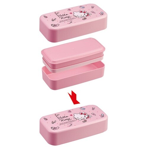 弁当箱 2段 1L カトラリー付ランチボックス
