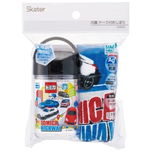おしぼり 抗菌ケース付おしぼり トミカ25