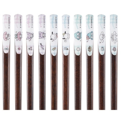 箸 10本セット 21cm サンリオ 木製