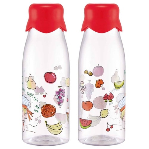 水筒 500ml 牛乳ビン風ボトル 水森亜土