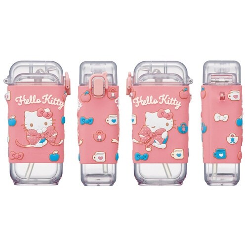 水筒 450ml スクエアストローボトルM