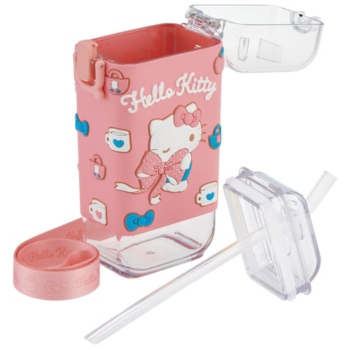 水筒 450ml スクエアストローボトルM