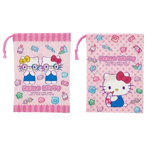 コップ袋 2枚入 キティマシュグミ