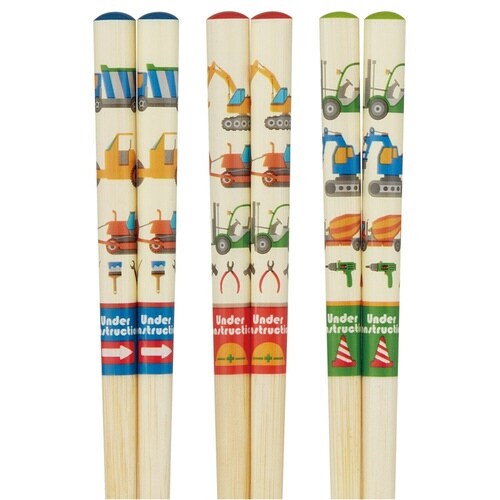 箸 16.5cm 竹箸 はたらくクルマ 3膳入