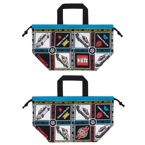 弁当袋 ランチ巾着 2枚セット トミカ