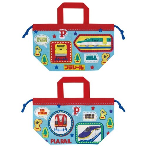 弁当袋 ランチ巾着 2枚入 プラレール