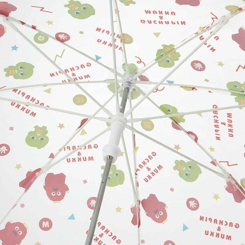 傘 子ども用ビニール傘 45cm ガチャピンムック