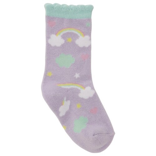 靴下 キッズ 男の子 女の子 リトルユニコーン 空