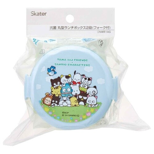 弁当箱 2段 500ml 抗菌丸型ランチBOX2段