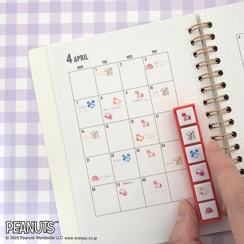 Nスヌーピーポチッとシックススケジュール2