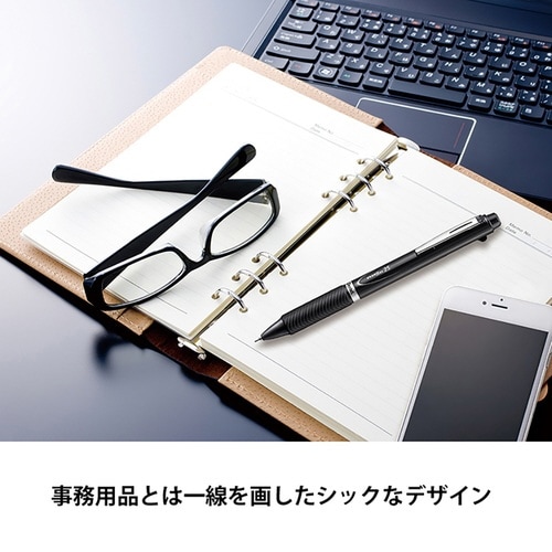 エナージェル 多機能ペン BLW355W×6