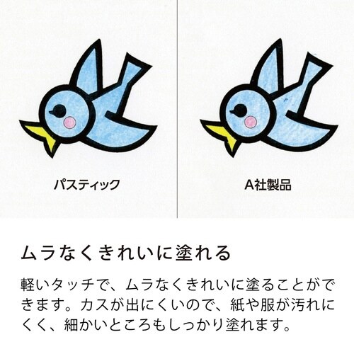 パスティック小学校色えんぴつ単色T73R×40