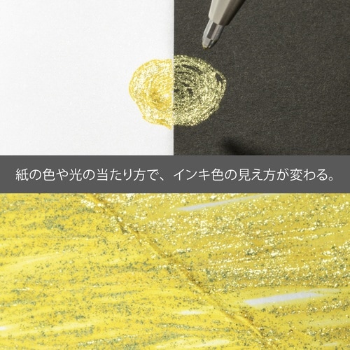 デュアルメタリック 1.0mm ゴールド×10