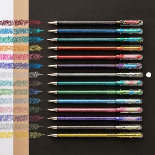 デュアルメタリック1.0mm シルバー×10