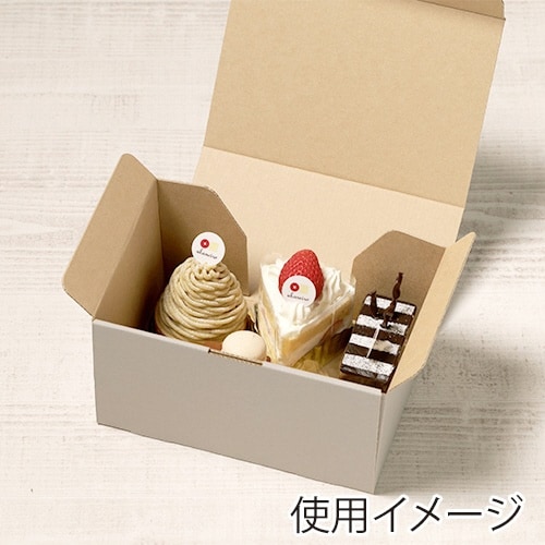 UNINGカットケーキ箱3号 M×4