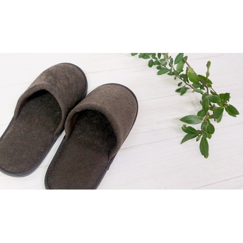 使い捨てスリッパ リラックスブラウン×100