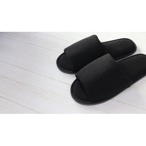 使い捨てスリッパ リッチブラック×100