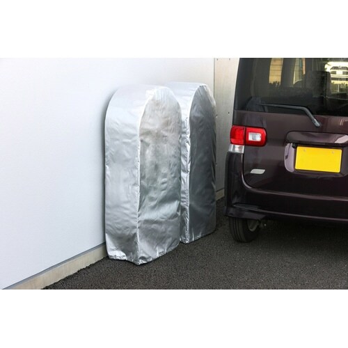 タイヤラックカバー 軽自動車用 シルバー