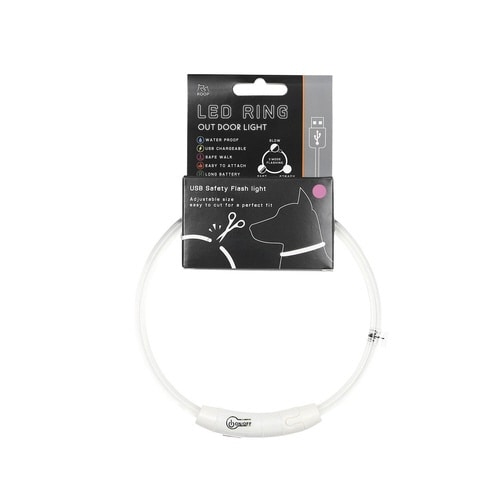 ループセイフ LEDリング クリアピンク