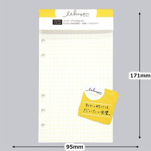 いいかげんリフィルバイブルなつみかん方眼×10