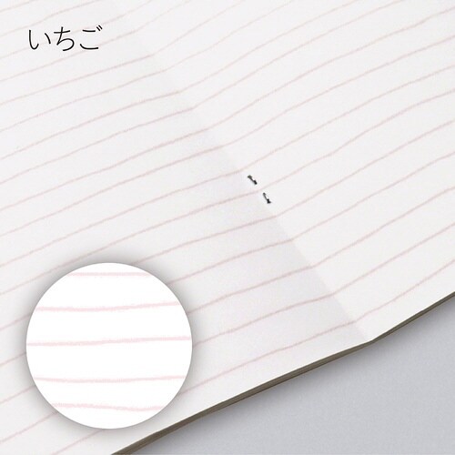 いいかげんノート A5 いちご よこ罫×10