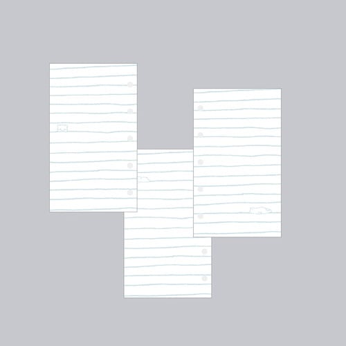 いいかげんリフィルm5しろくま よこ罫×10