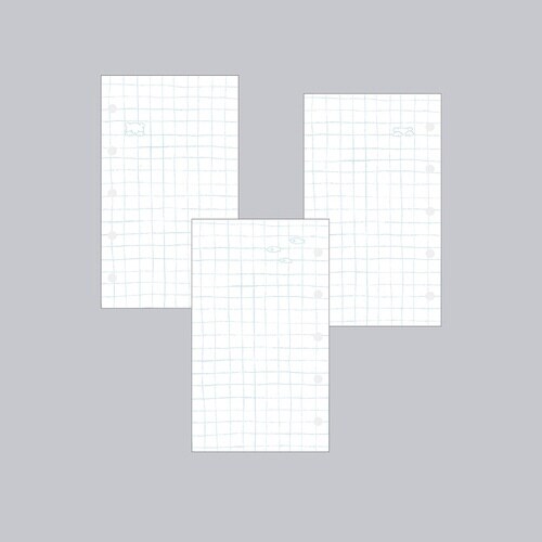 いいかげんリフィル m5 しろくま 方眼×10