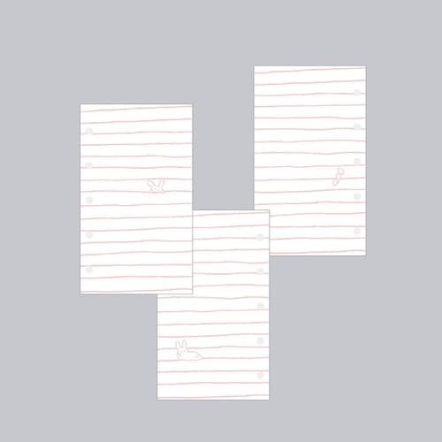 いいかげんリフィル m5 ウサギ よこ罫×10