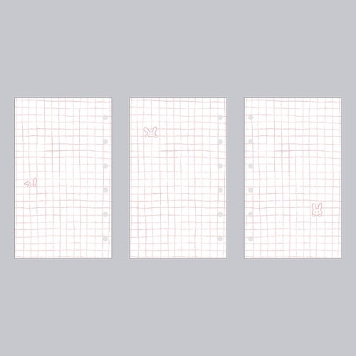 いいかげんリフィル M6 ウサギ 方眼×10