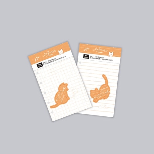 いいかげんリフィル M6 ねこ 方眼×10