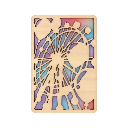 かさね木 マルチカラー 夜景・観覧車×4