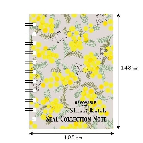 シール帳 ミモザ×5