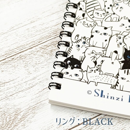 シール帳 A6 Cat Hill×5