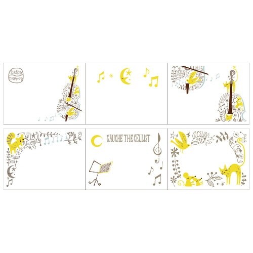 Rふせん宮沢賢治幻燈館セロ弾きのゴーシュ×6