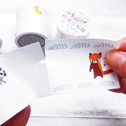 ロールふせん 絶滅危惧種 陸の絶滅危惧種×6