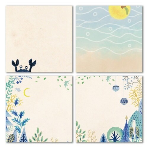 付箋 ぱったん付箋 宮沢賢治幻燈館2×6