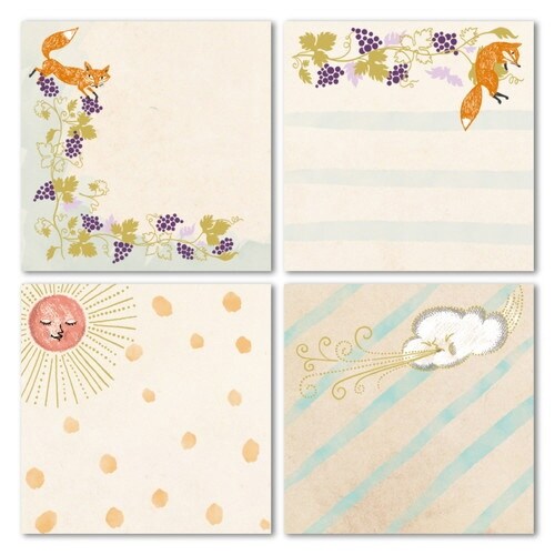 付箋 ぱったん付箋 童話の宝石イソップ×6