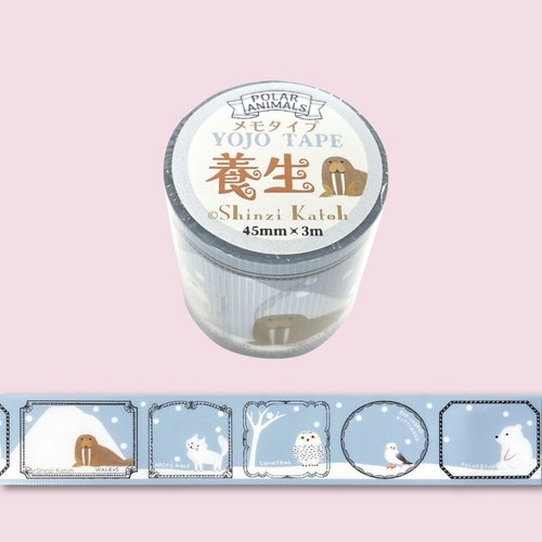 YOJOテープPOLAR・ANIMALS×4