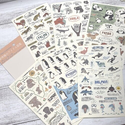 フレークシール動物園のアイドル図鑑コアラ×10