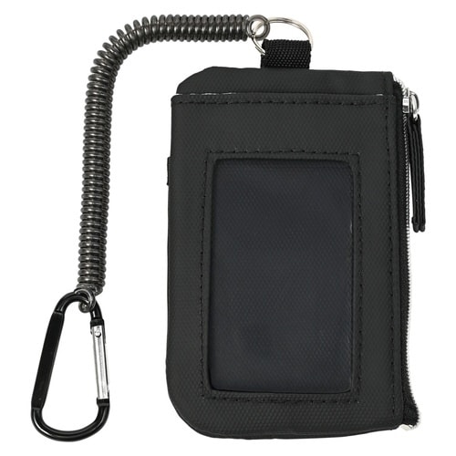 非常用品を携帯できるパスケース ブラック×3