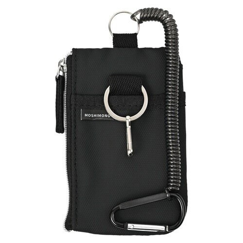 非常用品を携帯できるパスケース ブラック×3