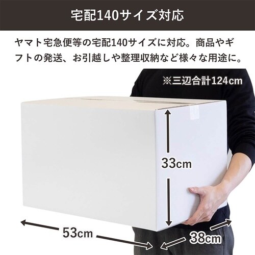 140サイズ白ダンボール 10枚セット