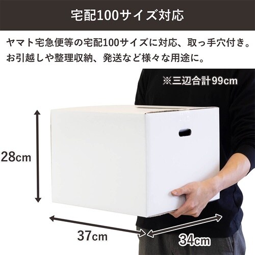 100サイズ白ダンボール 手穴 30枚