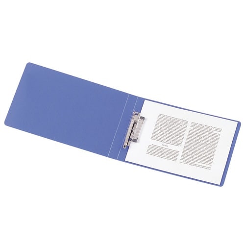 パンチレスファイル厚とじ 藍B4横背幅25mm