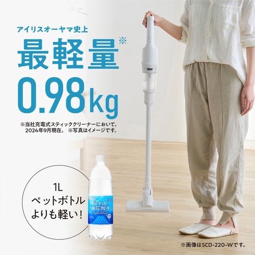 充電式サイクロンスティッククリーナー W