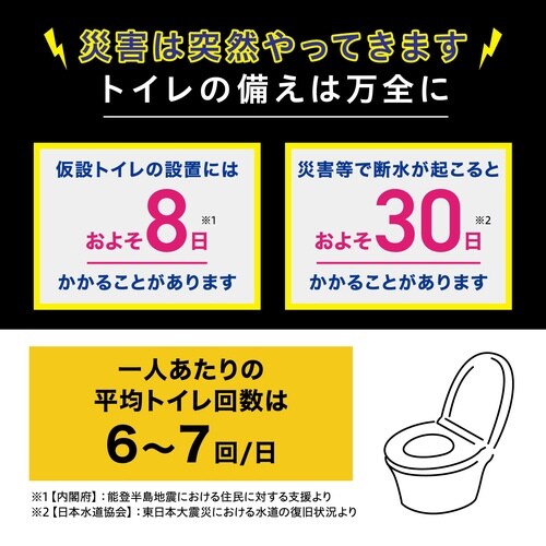 非常用トイレセット 10g100回分