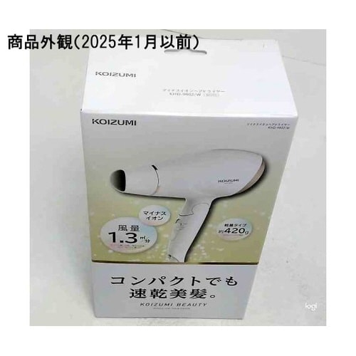 マイナスイオンヘアドライヤー 白 KHD