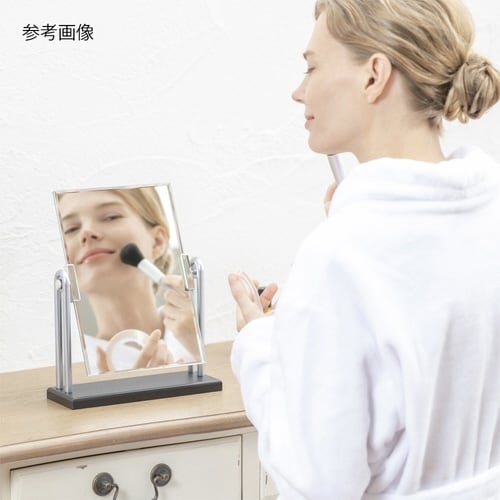H−121 木製スタンドミラーDX