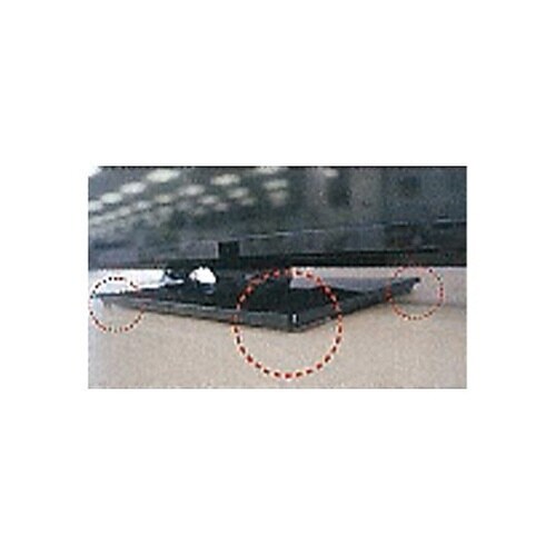 40x 40x3mm 耐震ベース(クリア