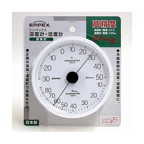 120mm 温度・湿度計 EA728EB
